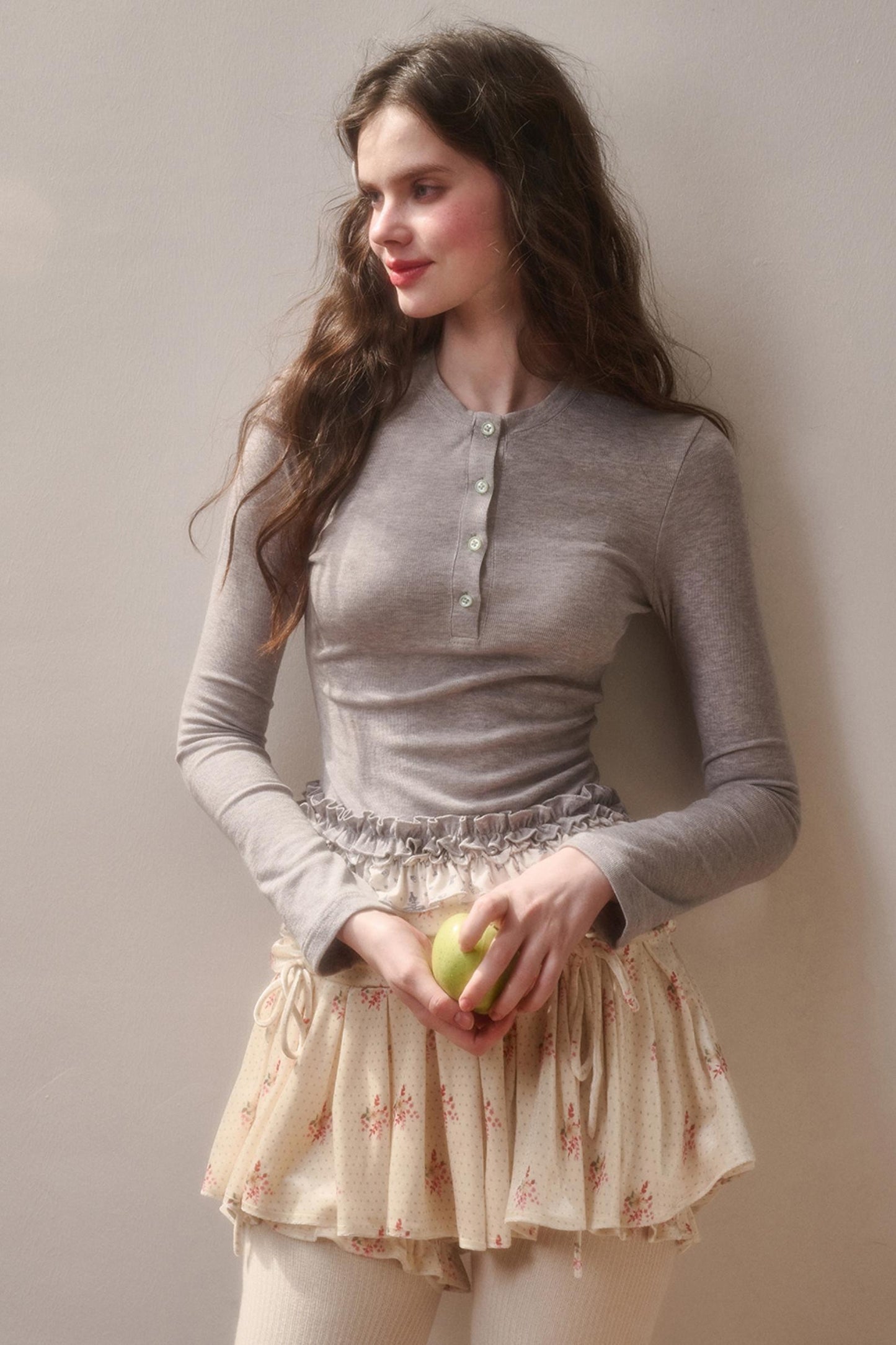 Milky Way Cotton Lace Top