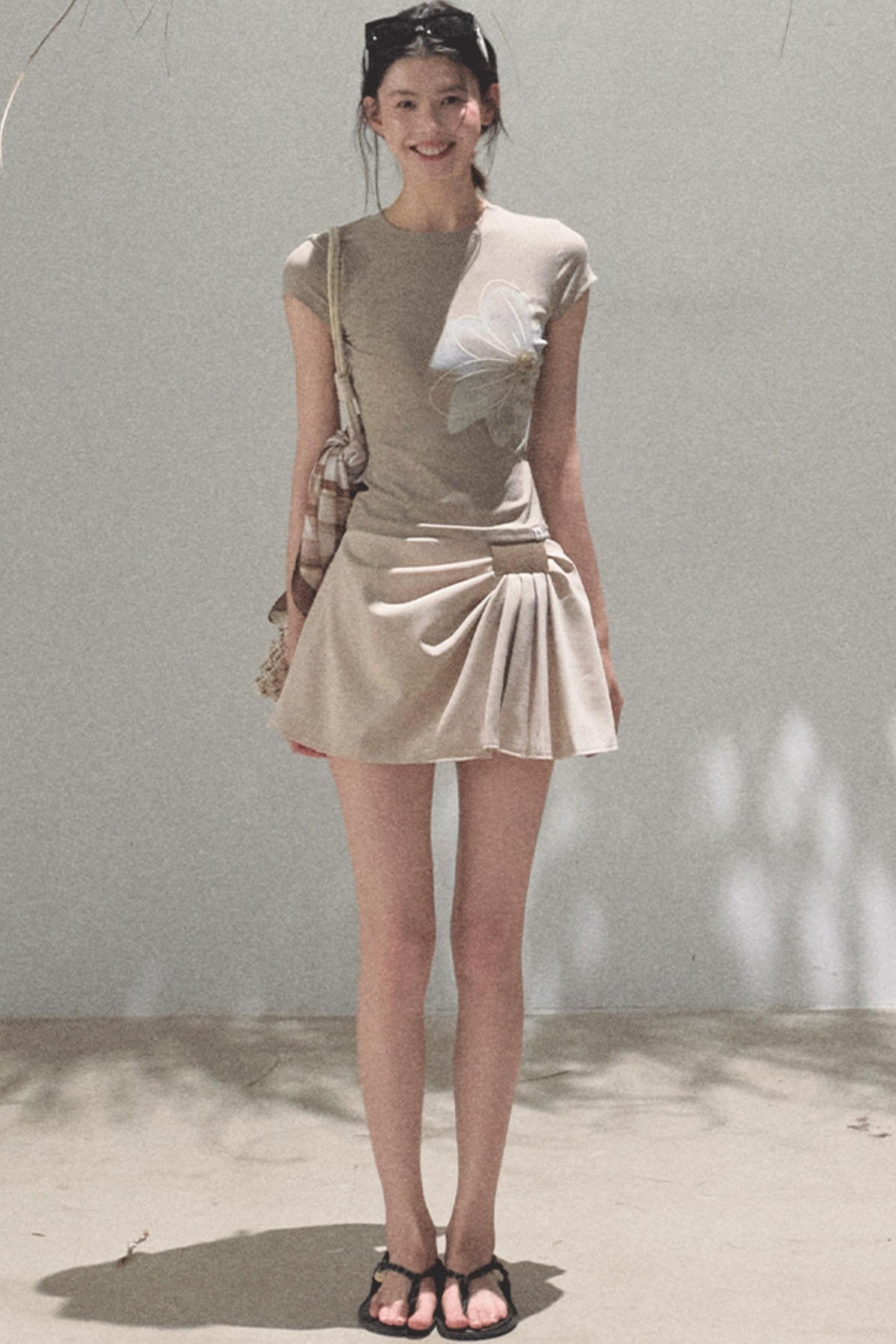 Begonia Bloom Slim Fit T-Shirt