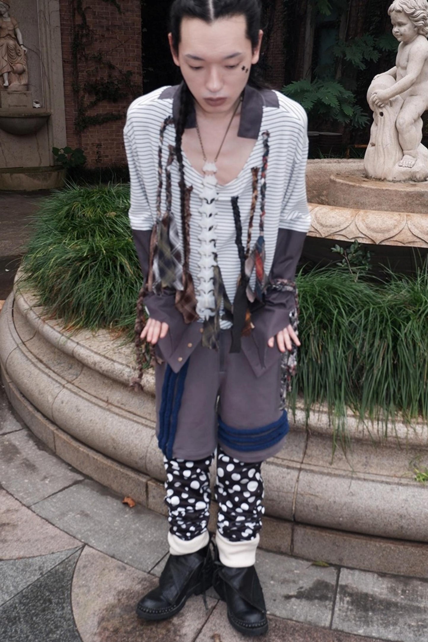 Multi-Tie Loose Long Sleeves Top