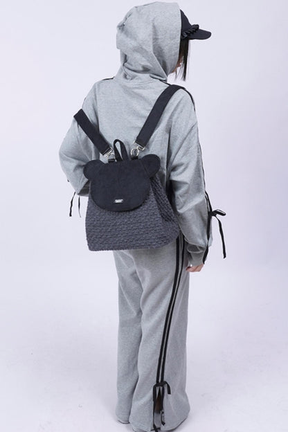 Patchwork Bear Crossbody Bag