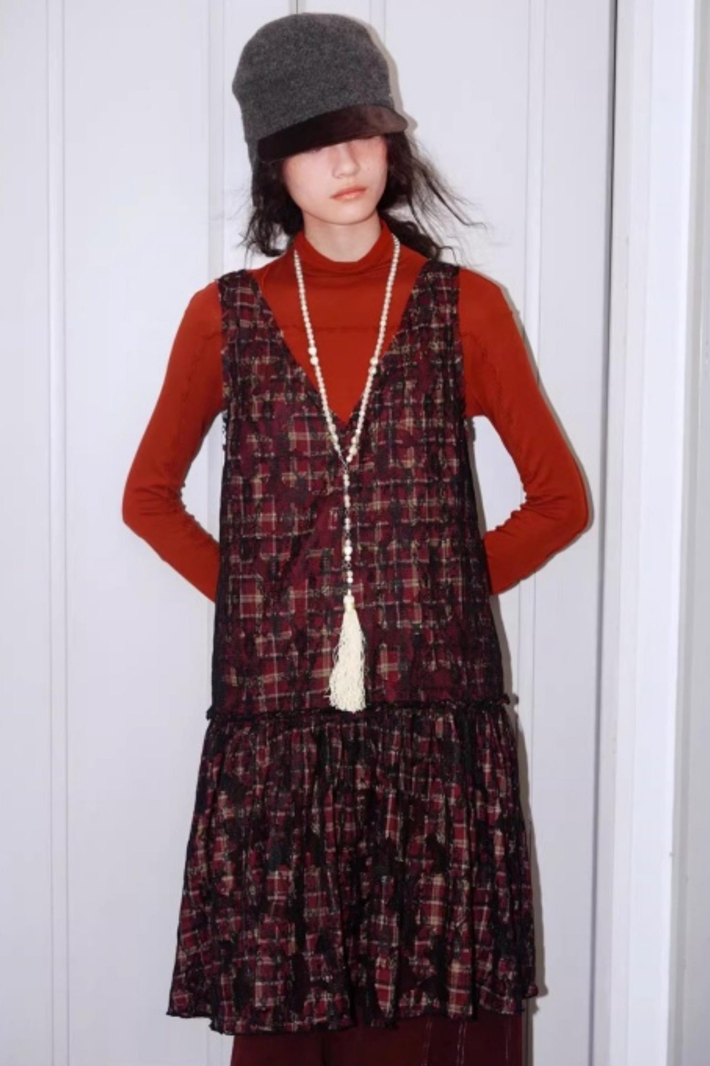 Split Knitted Base Layer Top