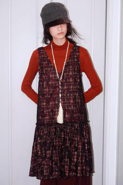 Split Knitted Base Layer Top