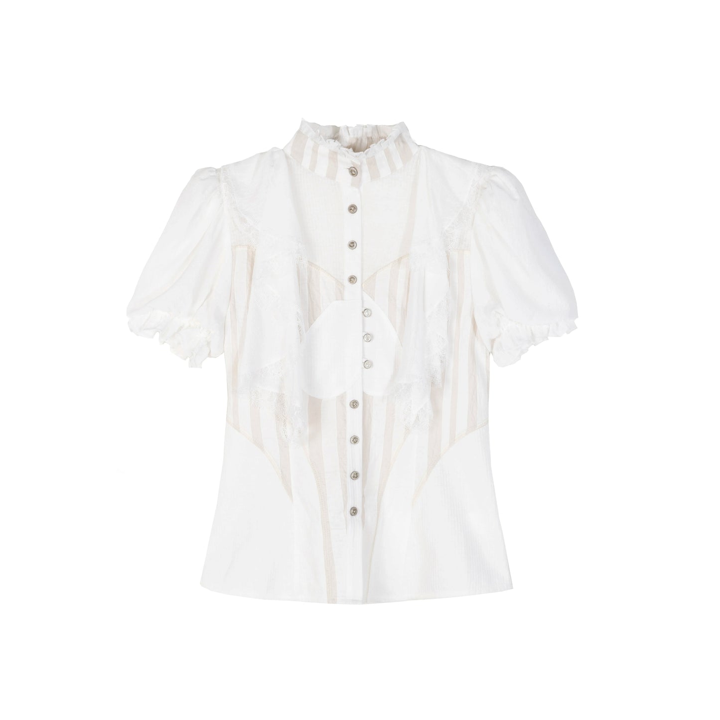 Retro Palace Puff Sleeve Blouse