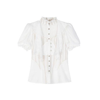 Retro Palace Puff Sleeve Blouse
