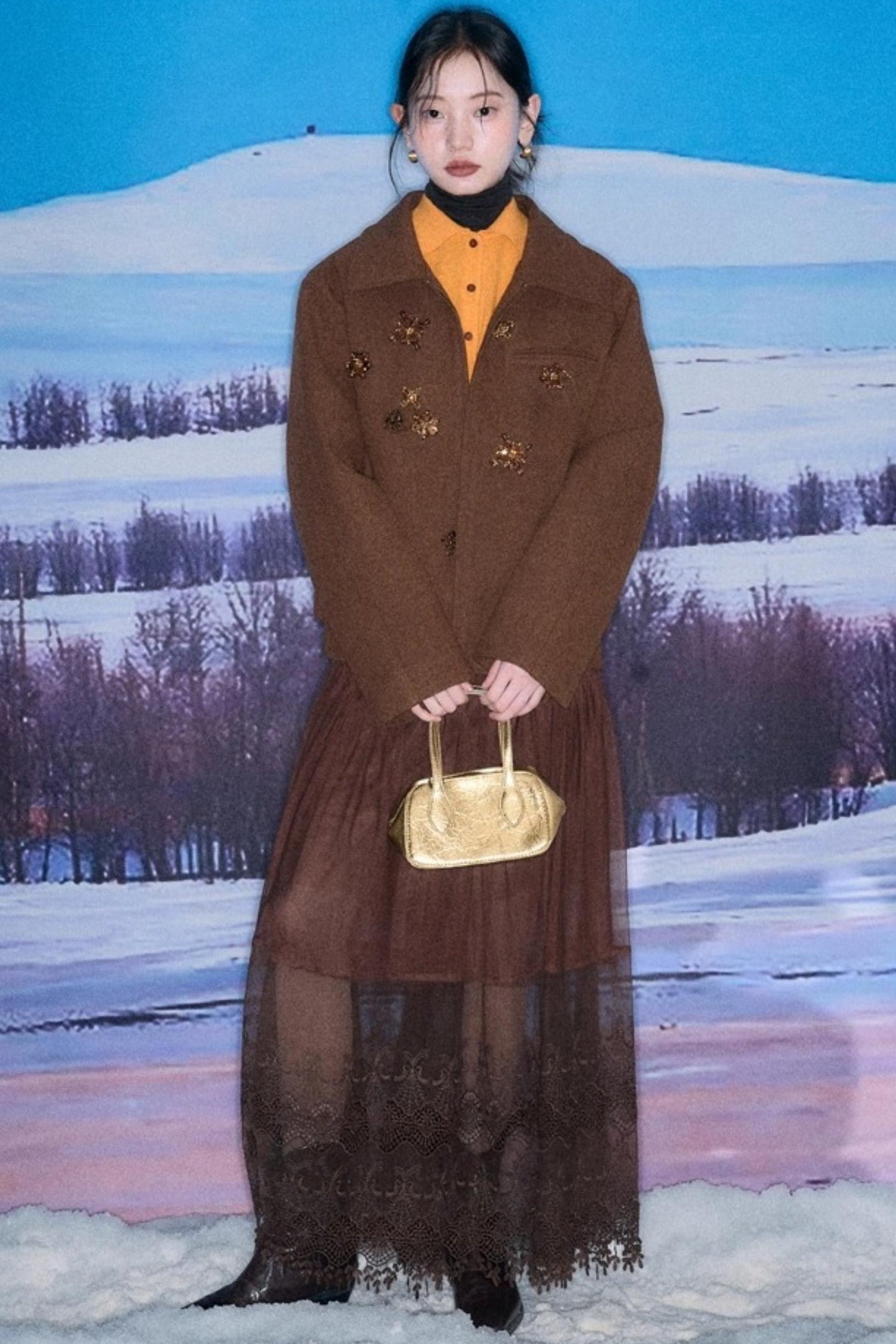 Oak Hazelnut Wool Jacket Set-Up