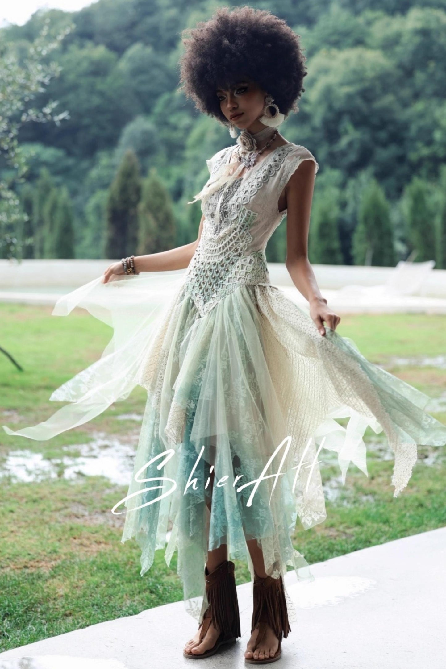 Vintage Wind Strappy Dress