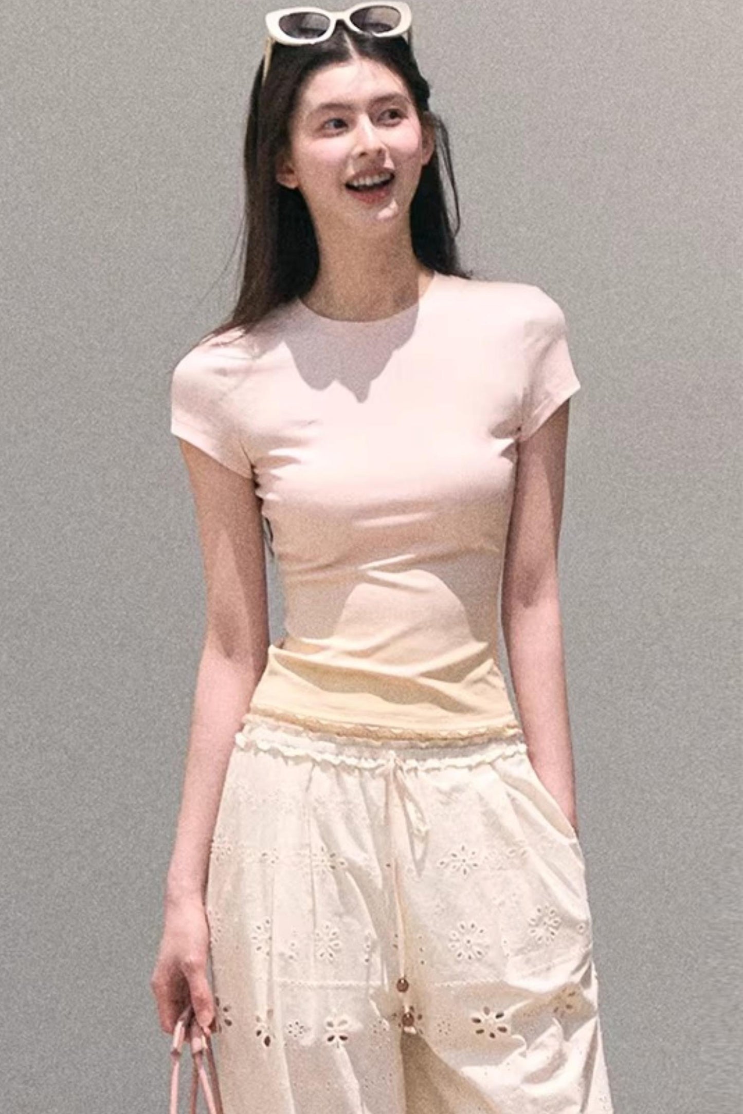 Melody Gradient Lace Top