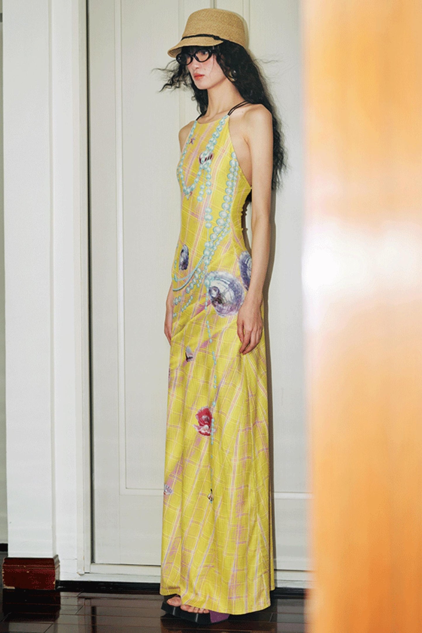 Pearl Backless Dress