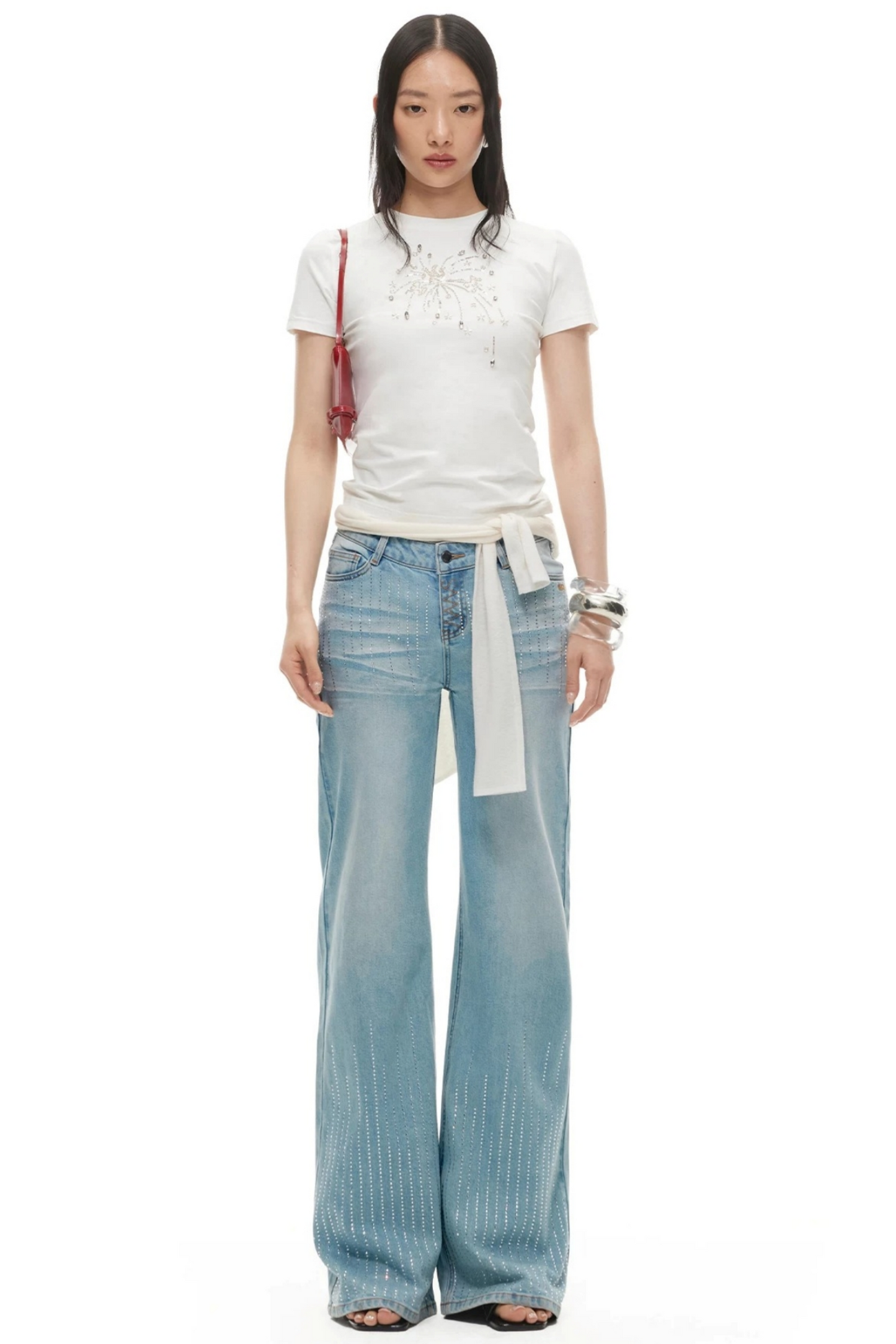 Heavy-Duty Beaded Fireworks Pony T-Shirt