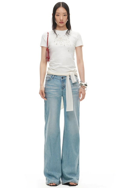 Heavy-Duty Beaded Fireworks Pony T-Shirt