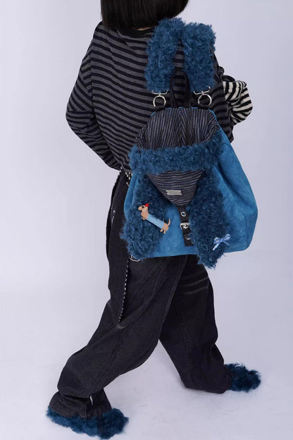 Ear Furry Crossbody Bag