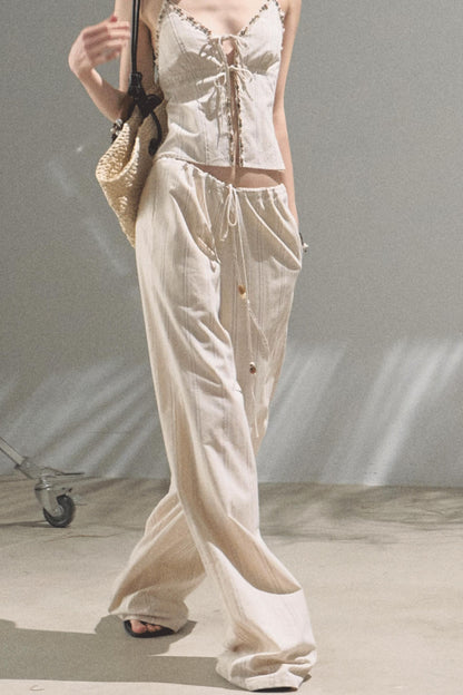 Amber Striped Pants Set-Up