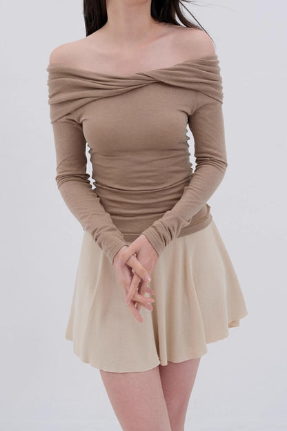 Romantic One-Shoulder Top