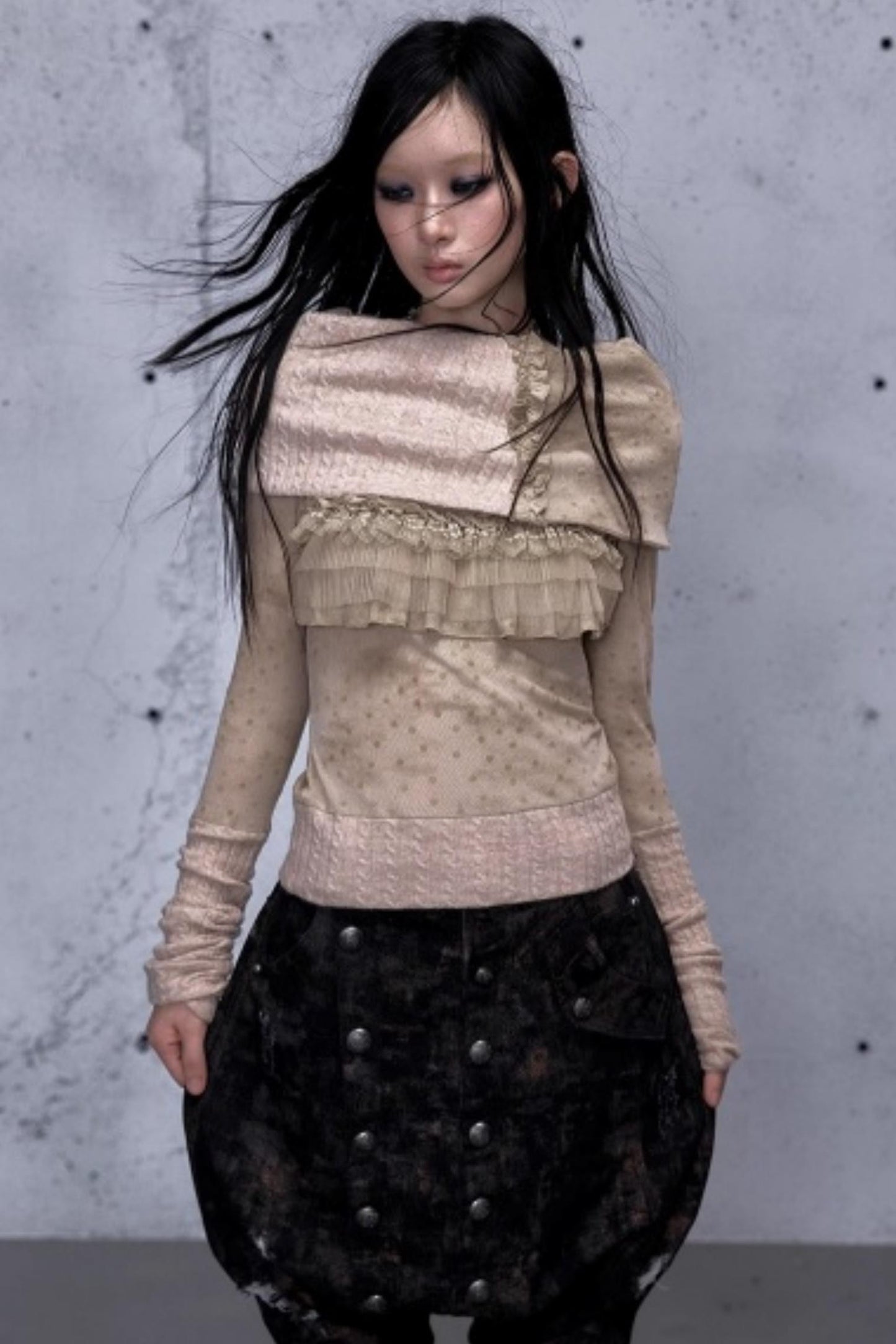 Vintage Retro Wool Knit Sweater