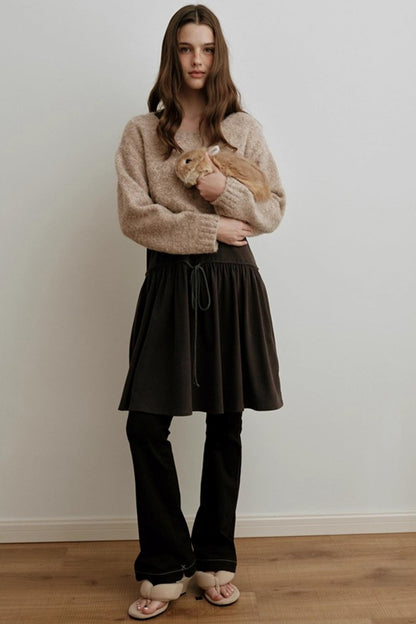 Light Luxury Wool Jacquard Sweater