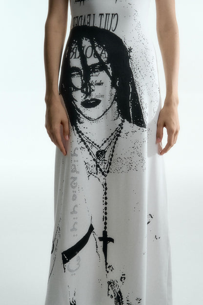 Spicy Halter Rhinestone Maxi Dress