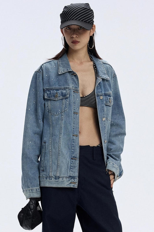 Diamond Blue Denim Jacket