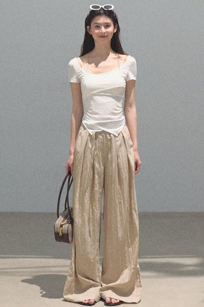 Dewy Square Neck T-Shirt