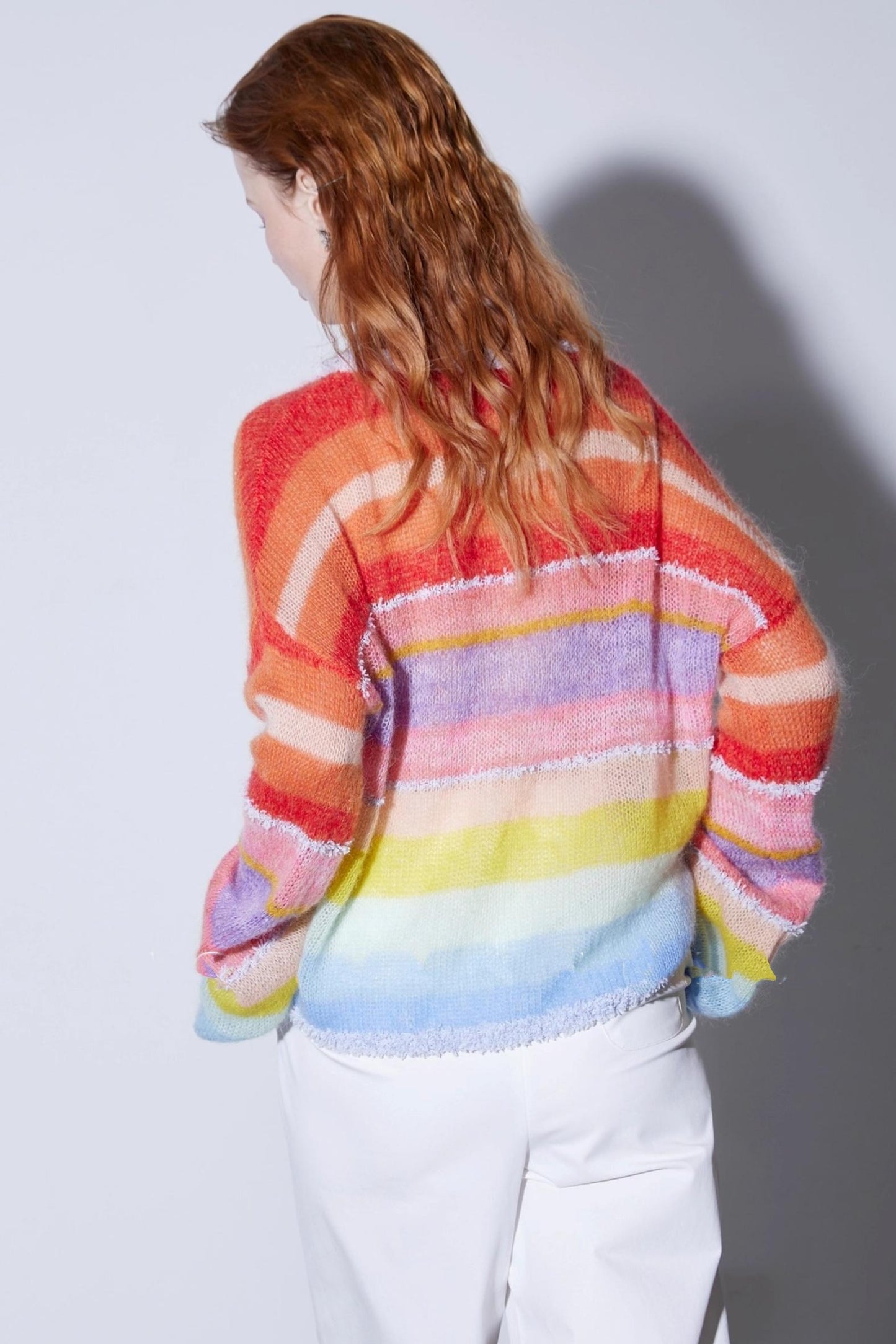 Super Soft Mohair Wool Knitted Sweater