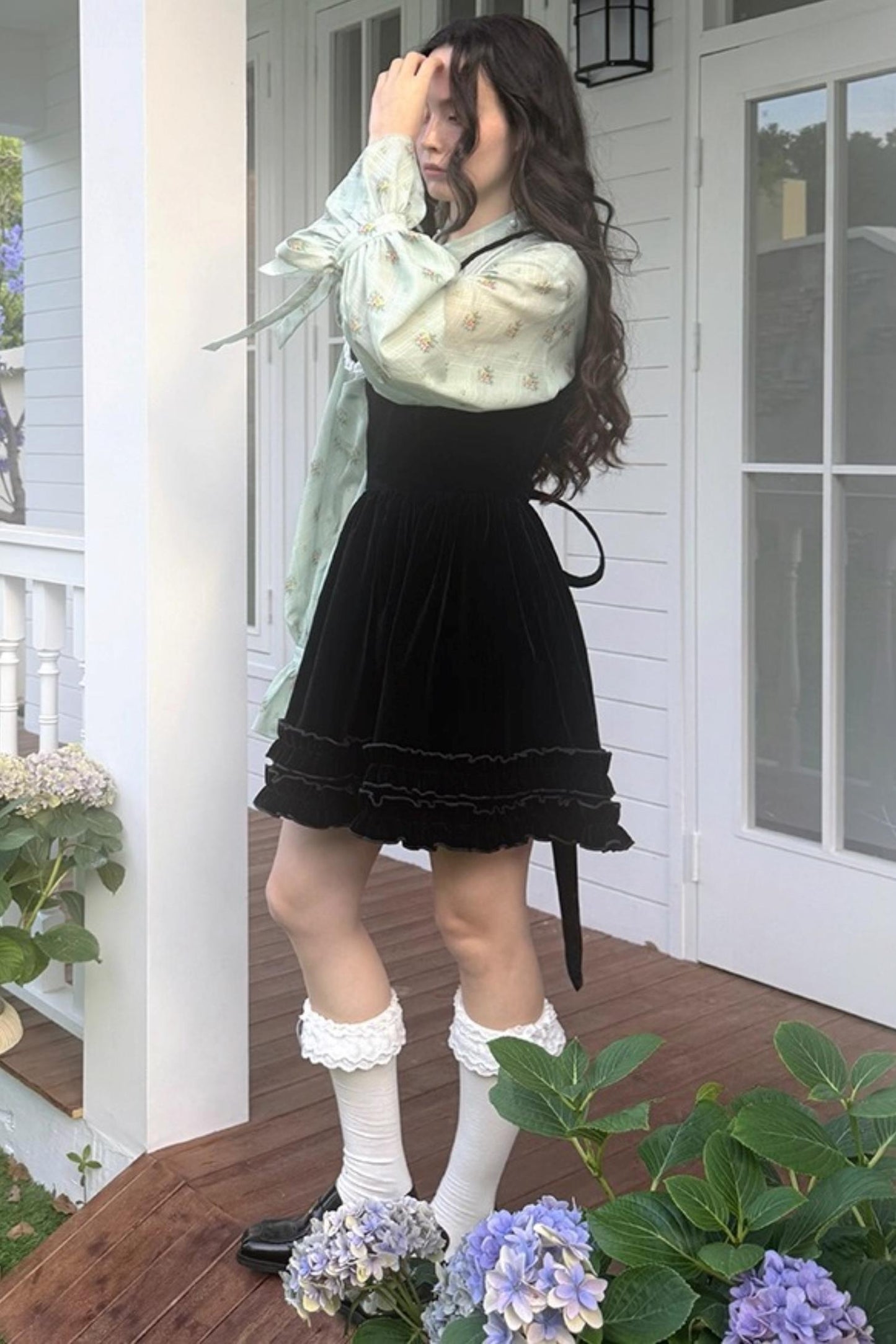 Fairy Tale Jacquard Puff Shirt