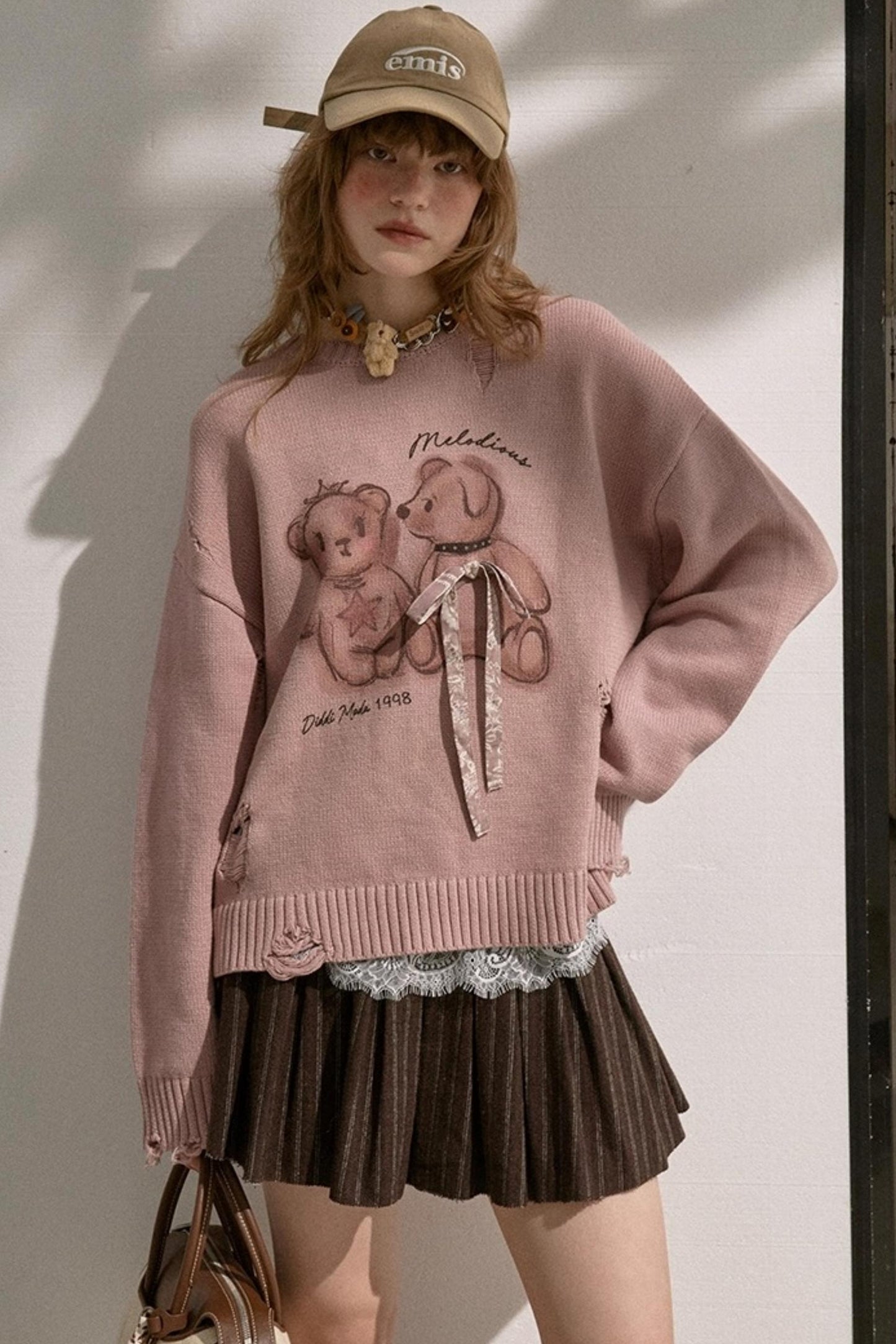 Bear Knitted Sweater