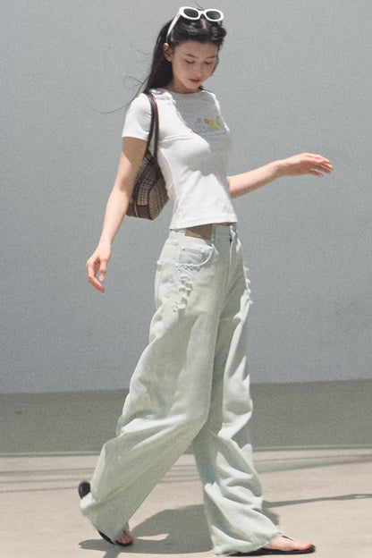 Skin-Friendly Crewneck T-Shirt