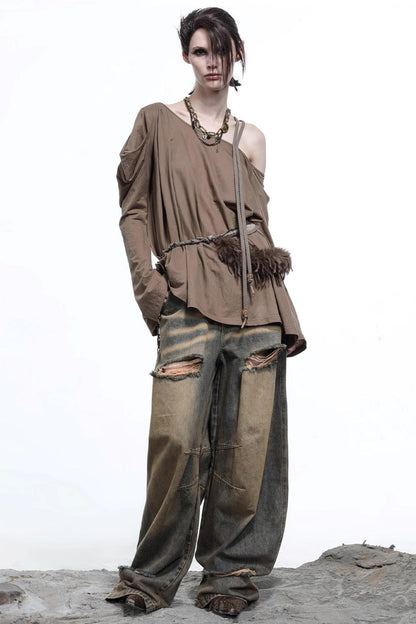 One World Contemplation Long-sleeved T-shirt