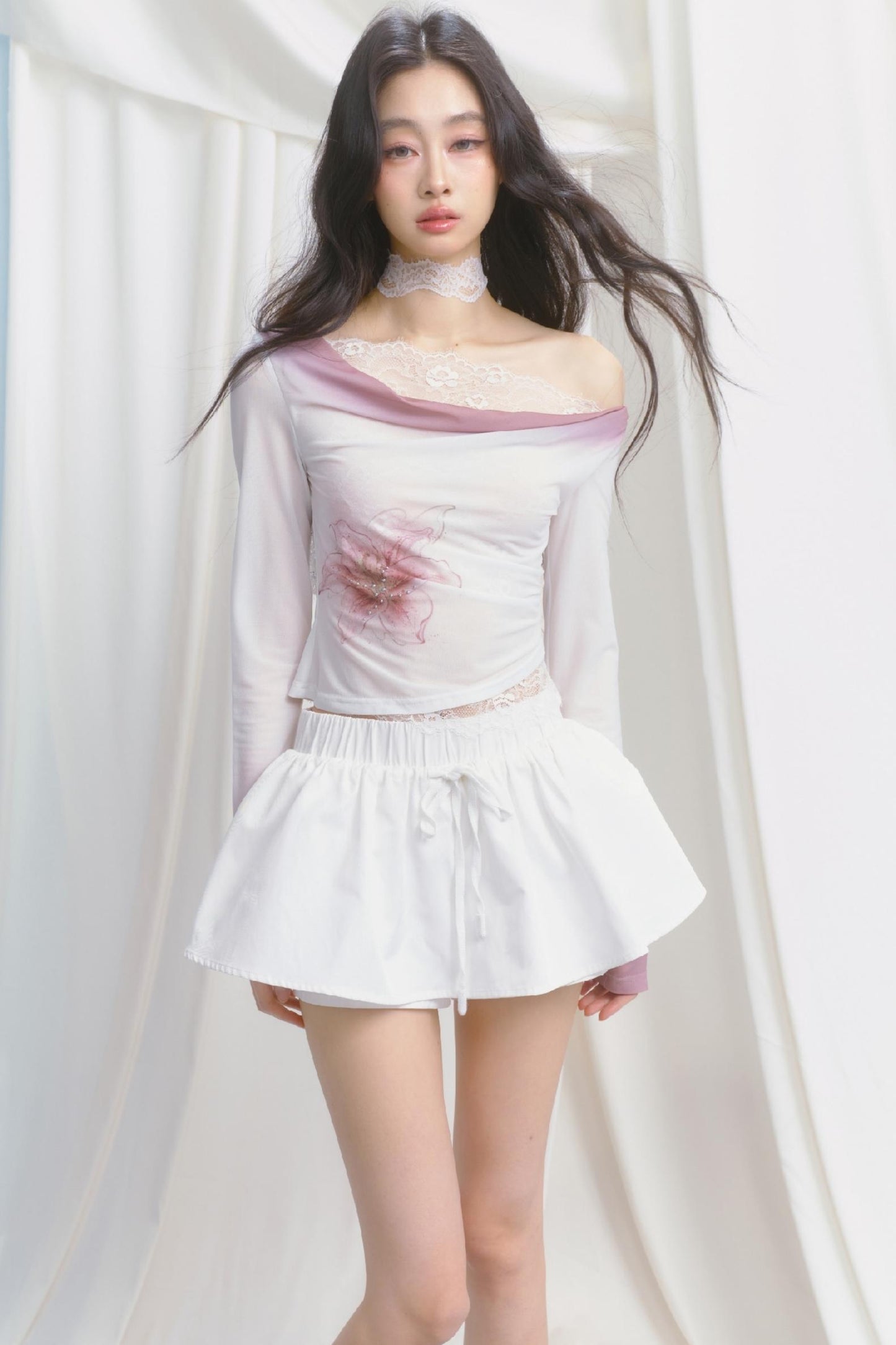 Romantic Lace Patchwork Tee