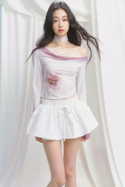 Romantic Lace Patchwork Tee