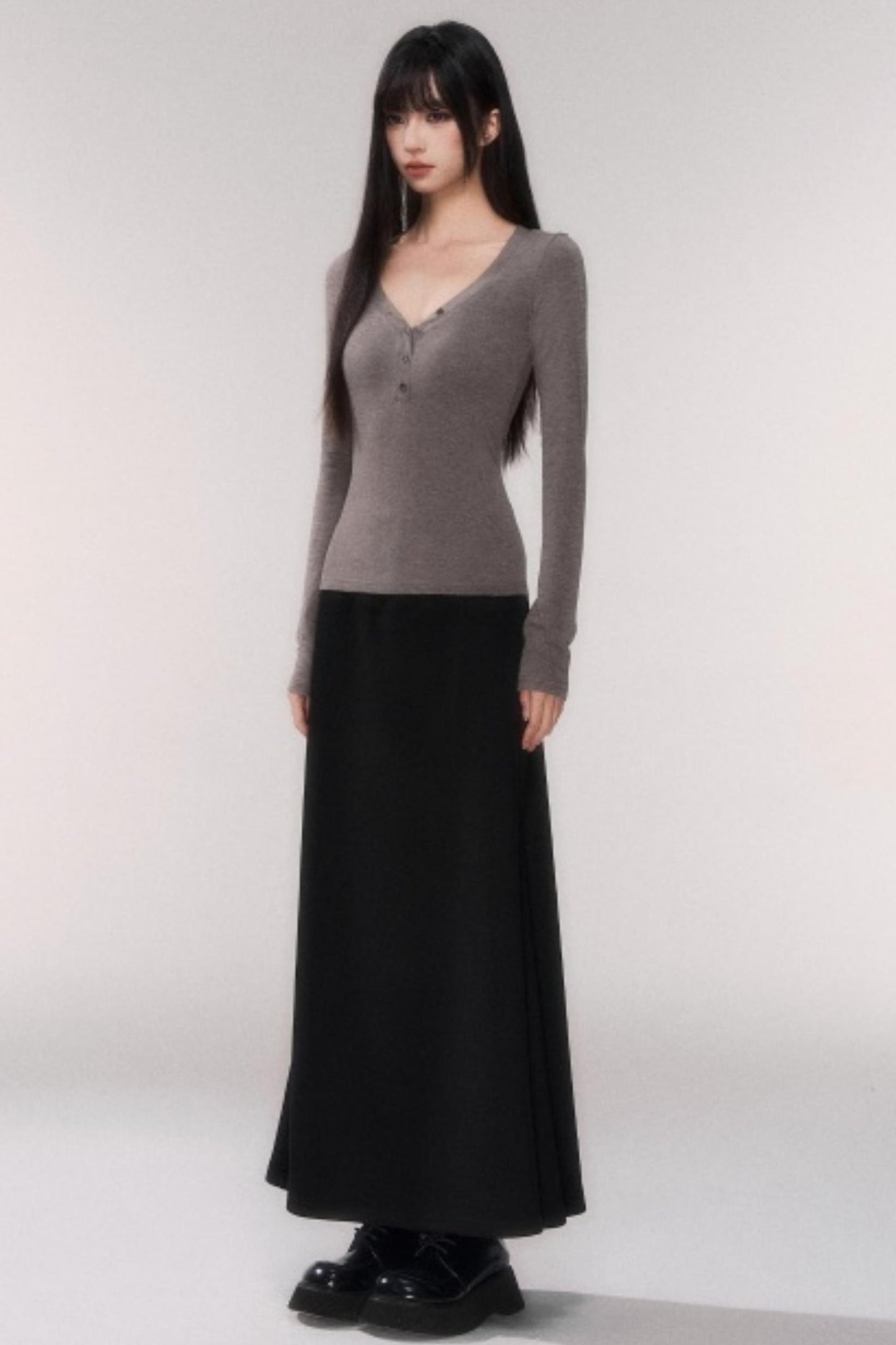 Knitted Waist-Cinching Top