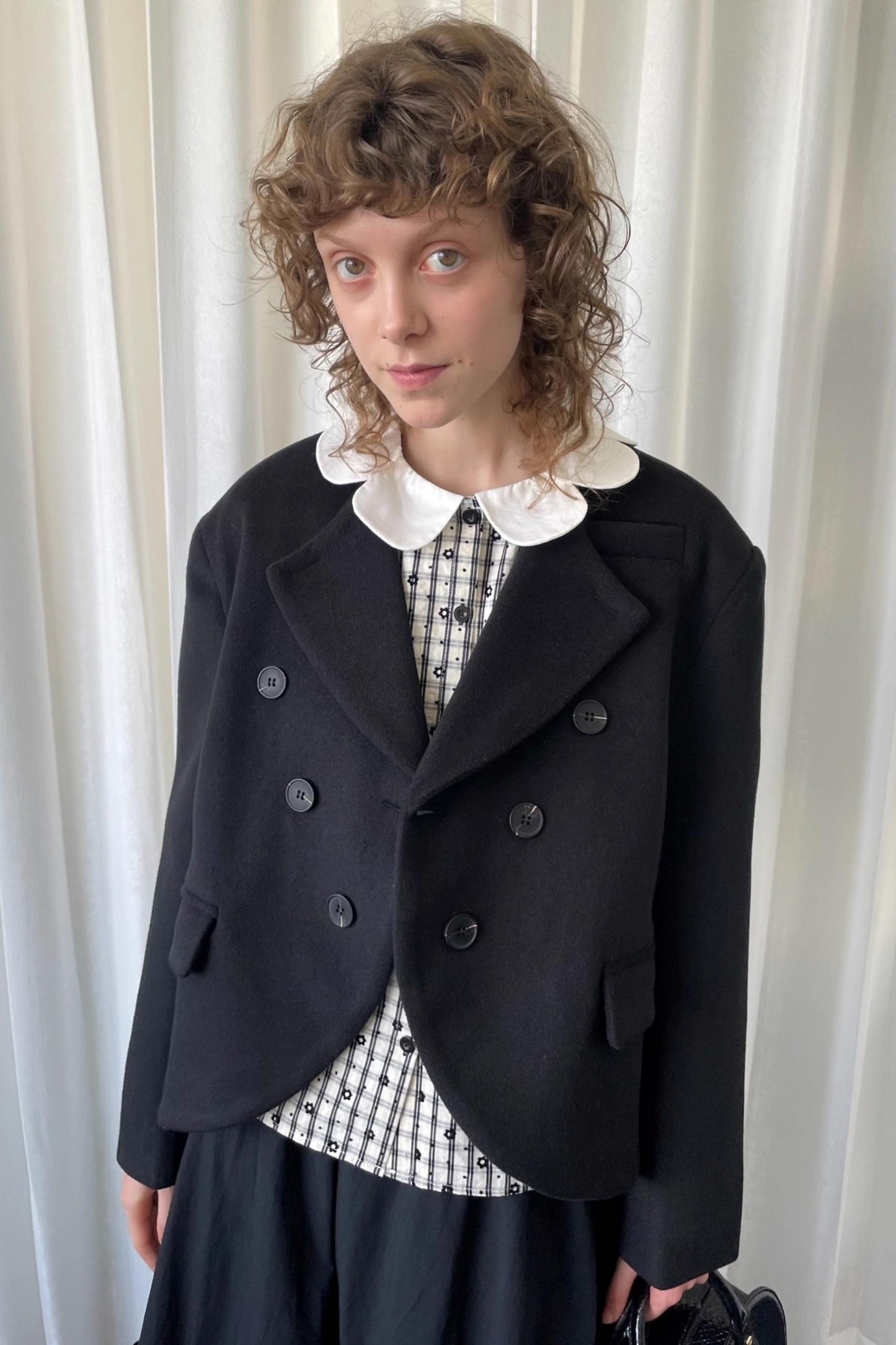 Puff Jacquard Plaid Shirt