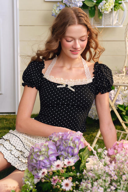 Floral One-Shoulder Top & Skirt Set-Up