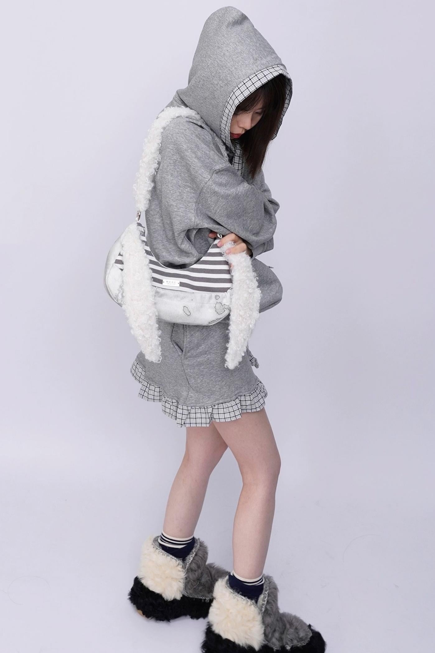 Rabbit Plush Crossbody Bag