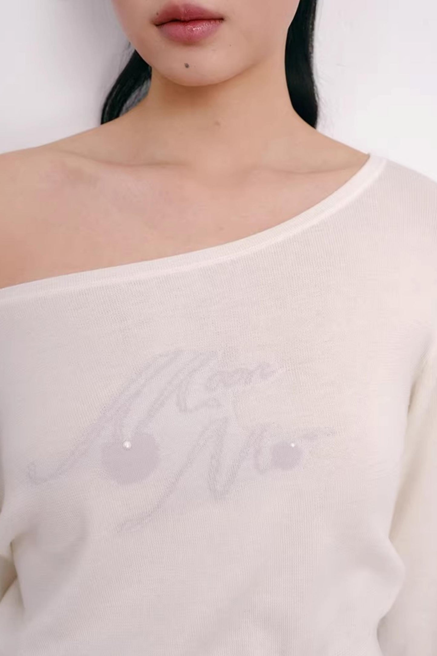 Cherry Jacquard Merino Wool Top