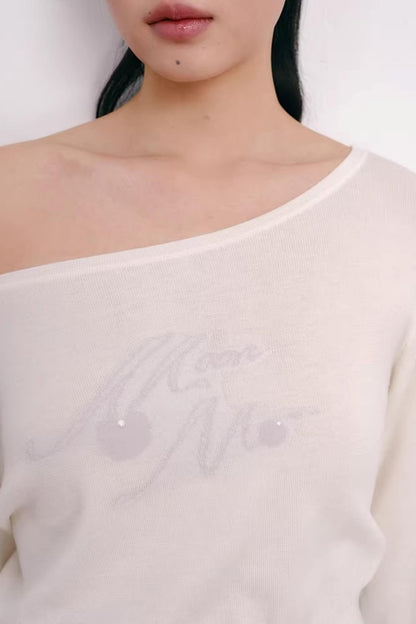 Cherry Jacquard Merino Wool Top
