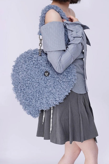 Graffiti Patchwork Heart Bag