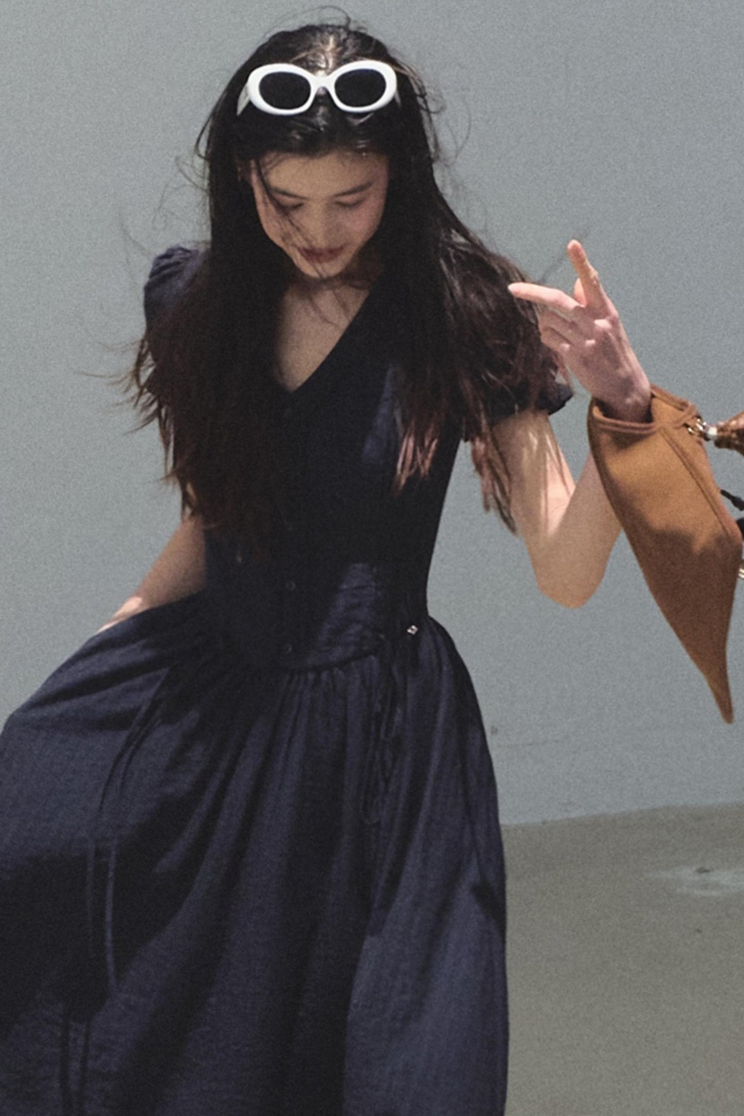 Blue Hour V-neck Dress