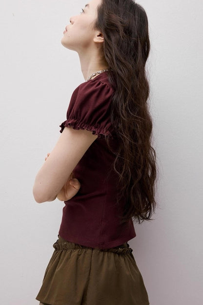 Cleanfit Puff Sleeve T-Shirt