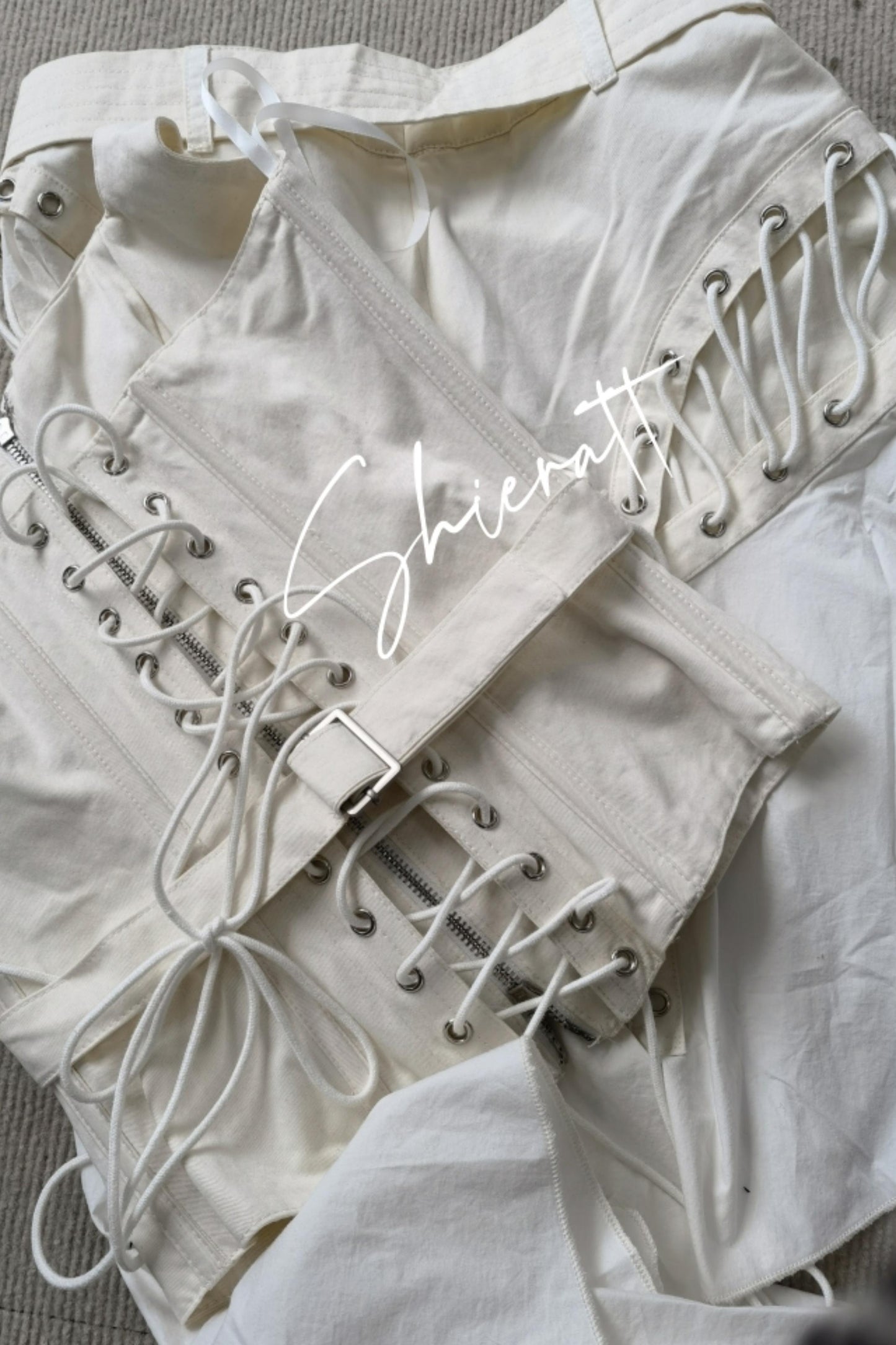 Strappy Flare Skirt Set