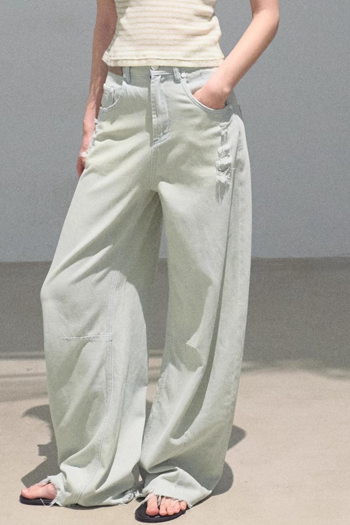 Angels Ripped Scimitar Jeans