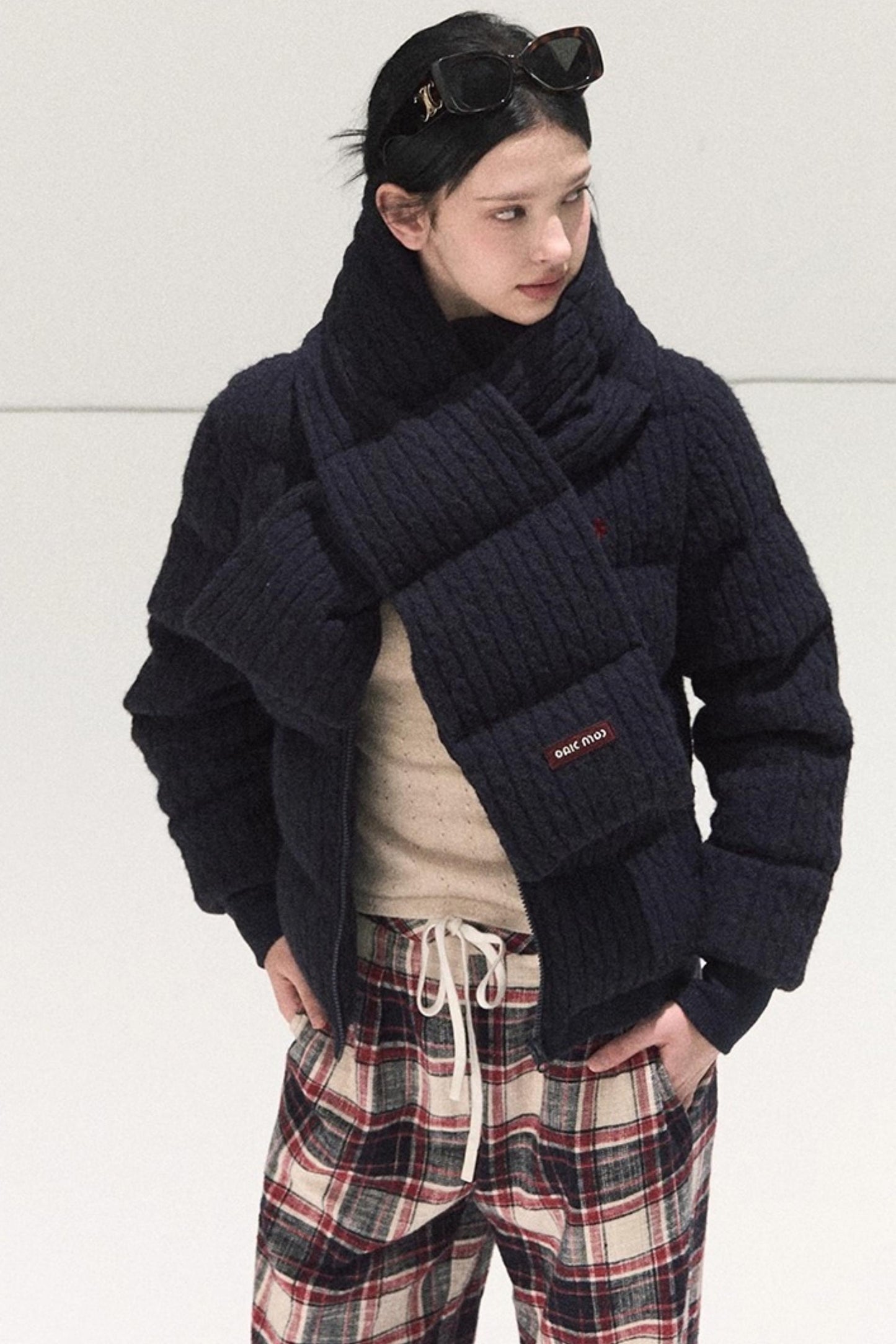 Pure Cotton Plaid Winter Pants