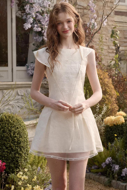 Galaxy Sky Island Embroidered Dress