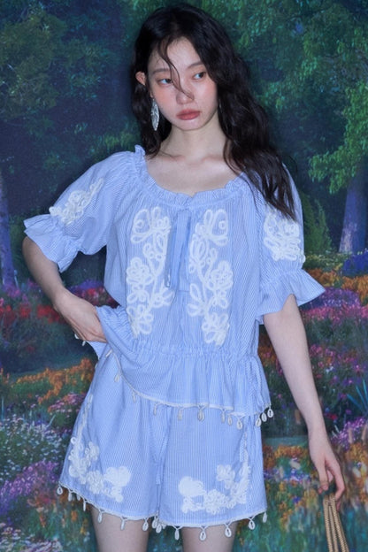 Bloom Embroidered Set-Up