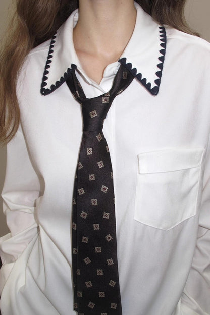 Shell-Edged Corduroy Winter Shirt