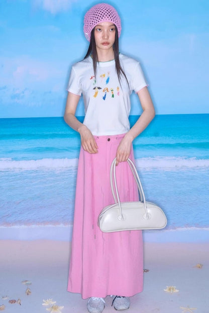 Mermaid Hand-Painted Tee