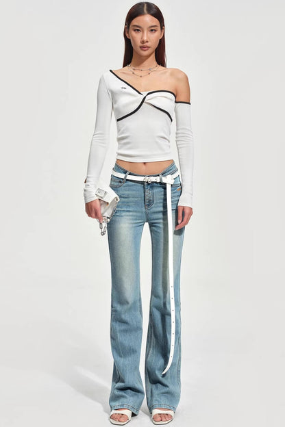 Wave Tencel Denim Pants