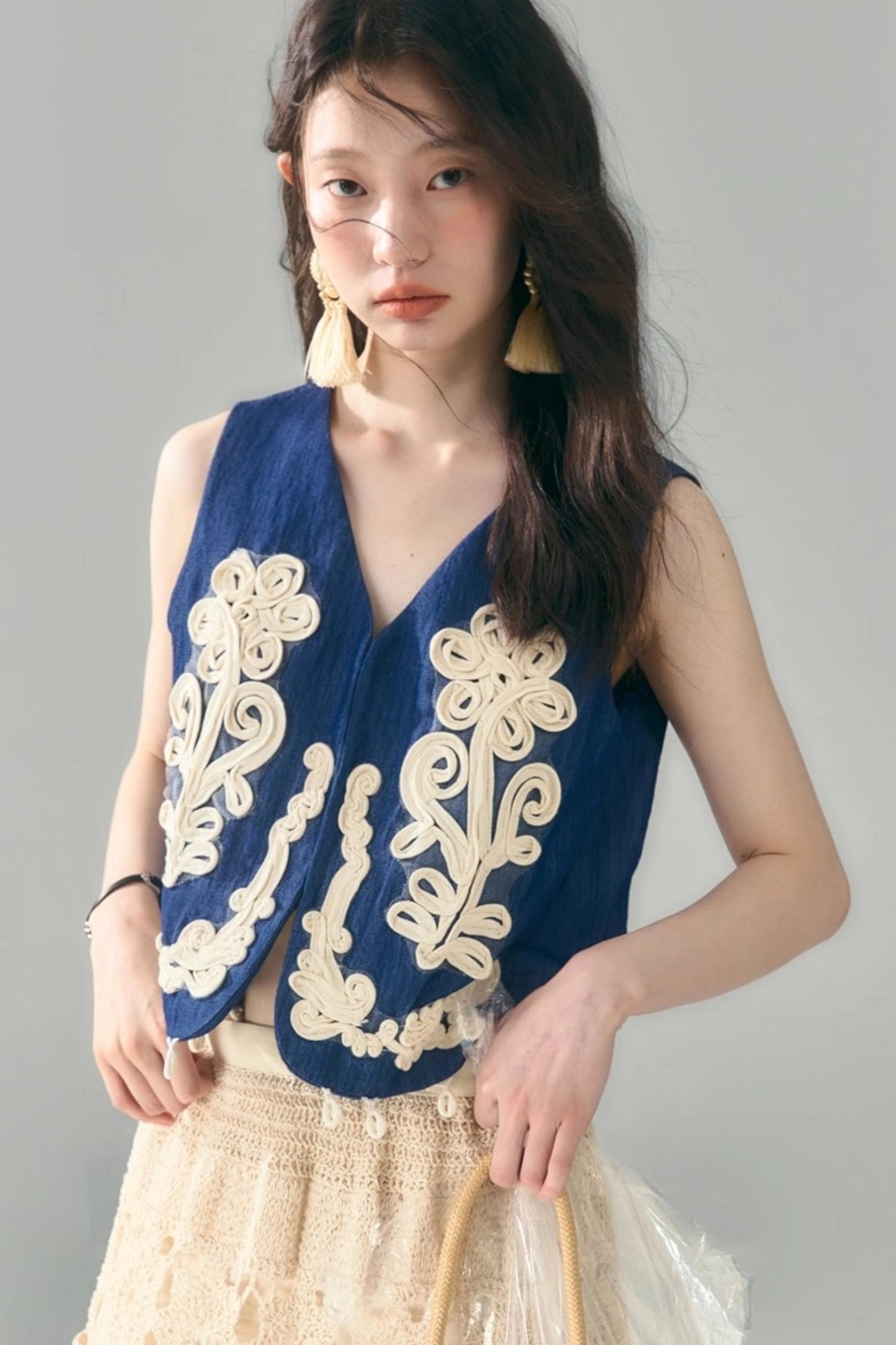 Vine & Shell Ensemble Skirt Set-Up