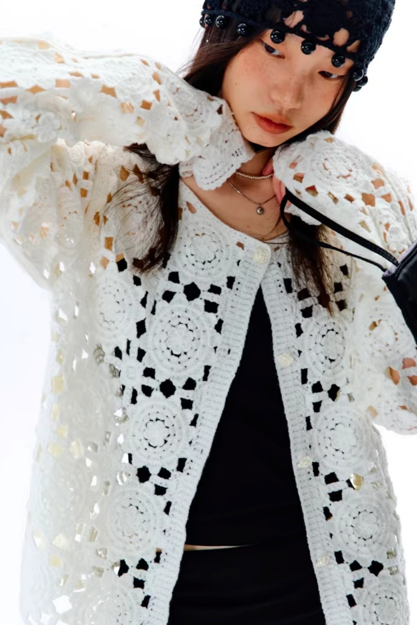 Floral Dream Häkeljacke