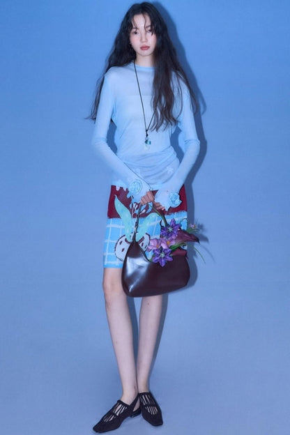 Original Island Rose Tencel Knit Top