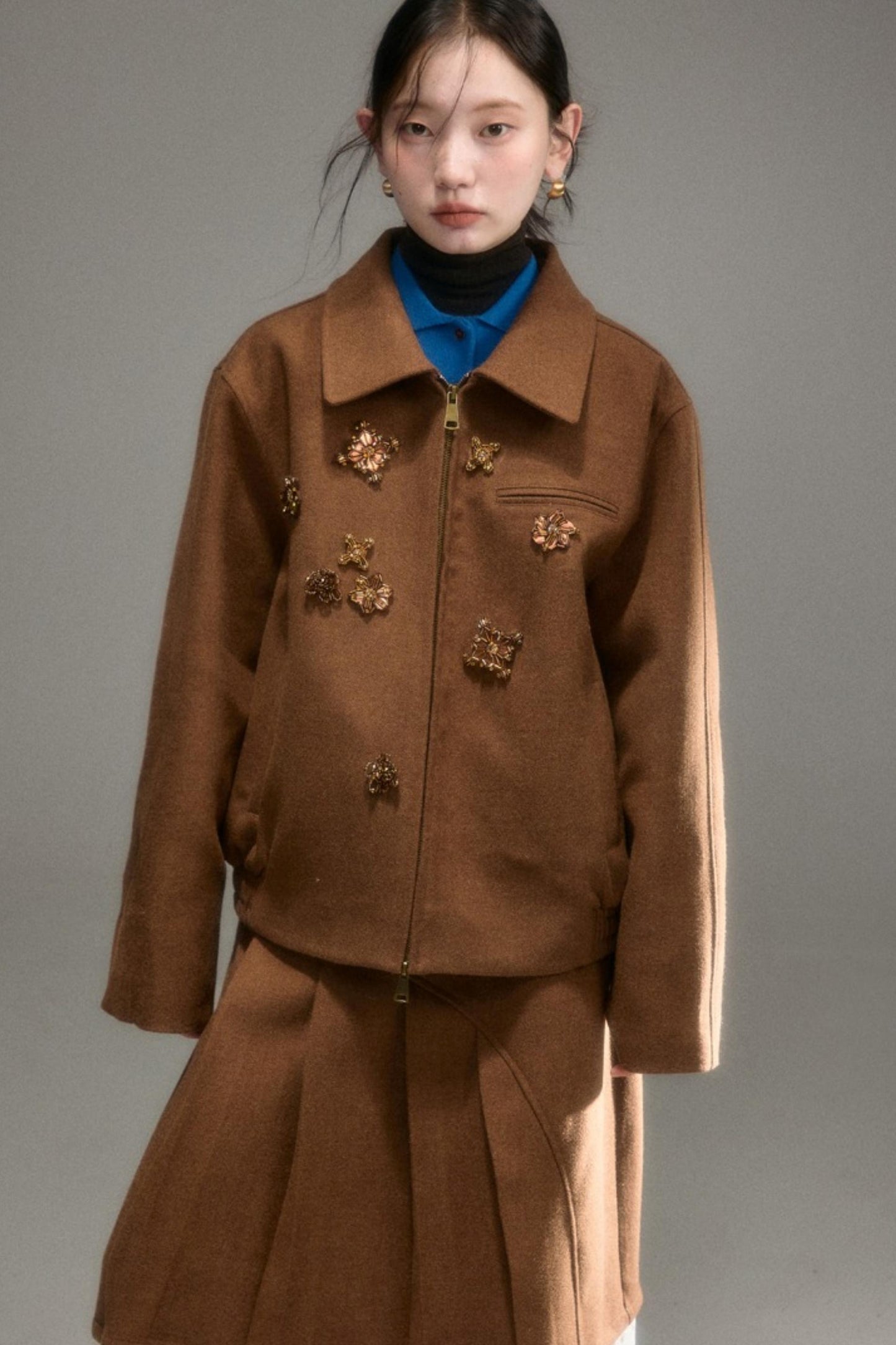 Oak Hazelnut Wool Jacket Set-Up